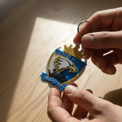 3D ميدالية بشعار التراس الفيصلي